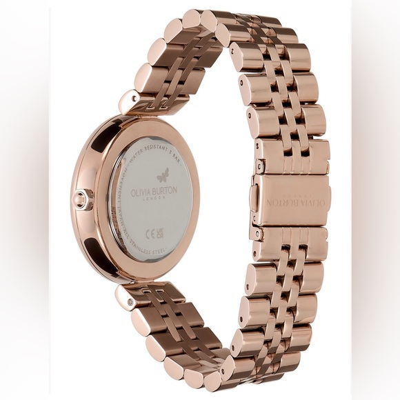 Olivia Burton Dogwood Carnation Rose Gold Watch - Picture 3 of 4
